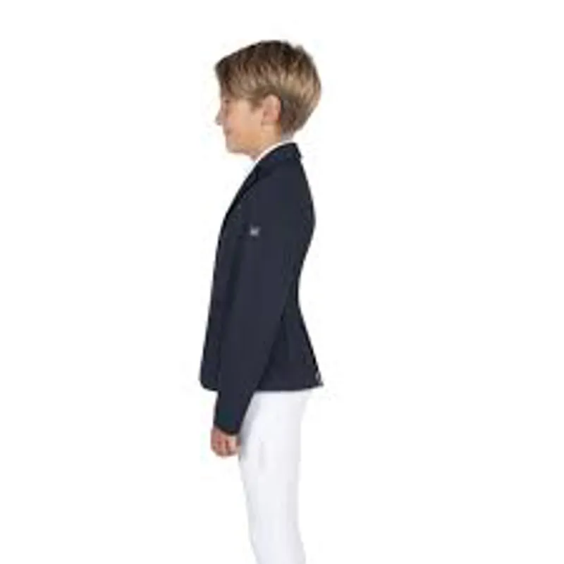 Equiline Kids Competition Jacket JohnnyK Blue-1